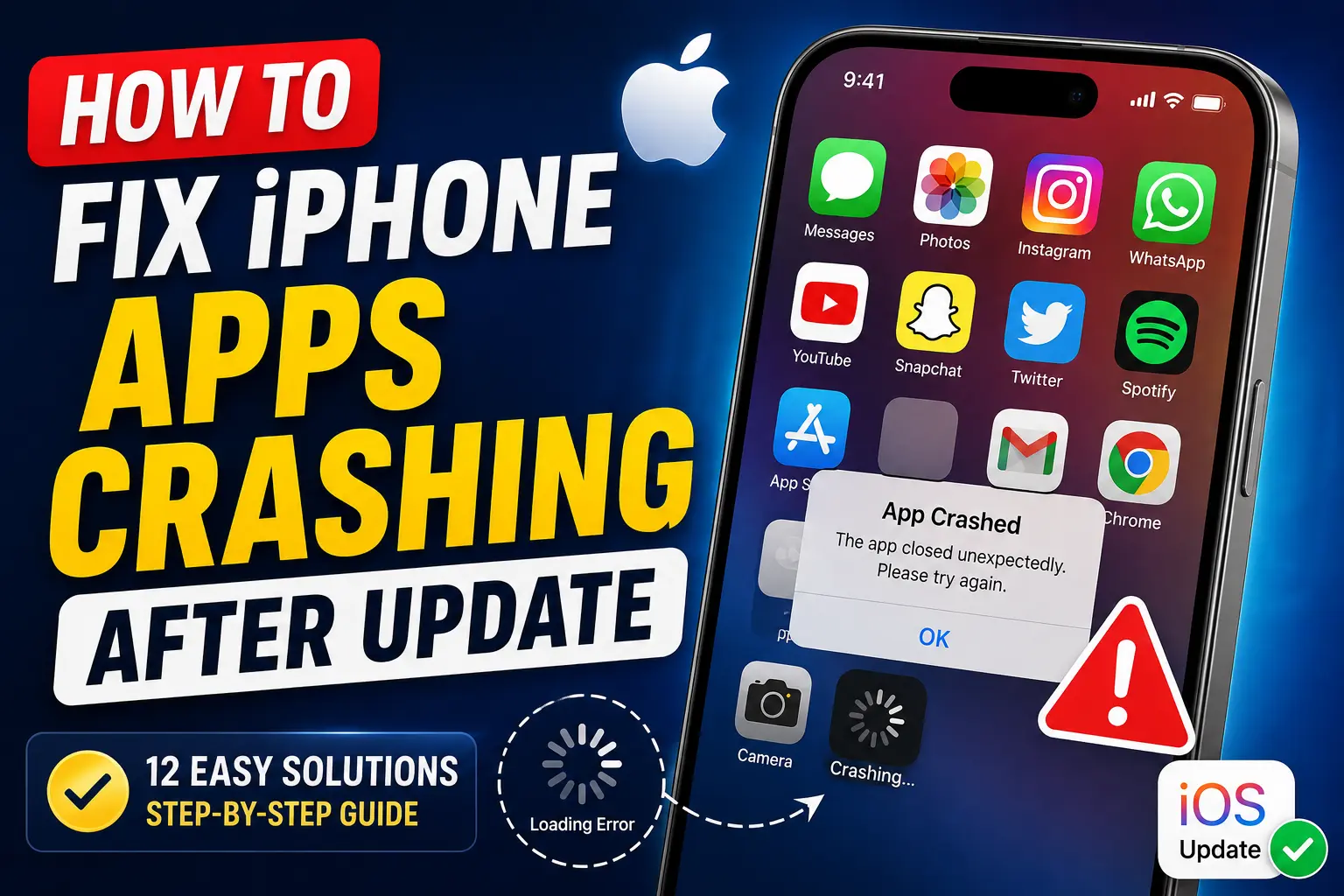 How to Fix iPhone Apps Crashing After Update