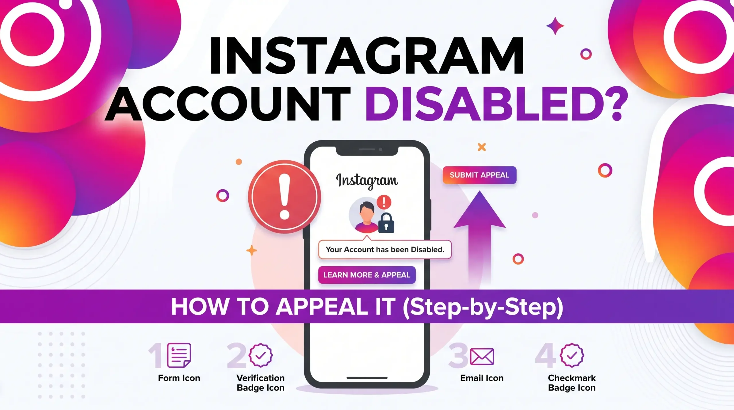 Step-by-step process for appealing a disabled Instagram account