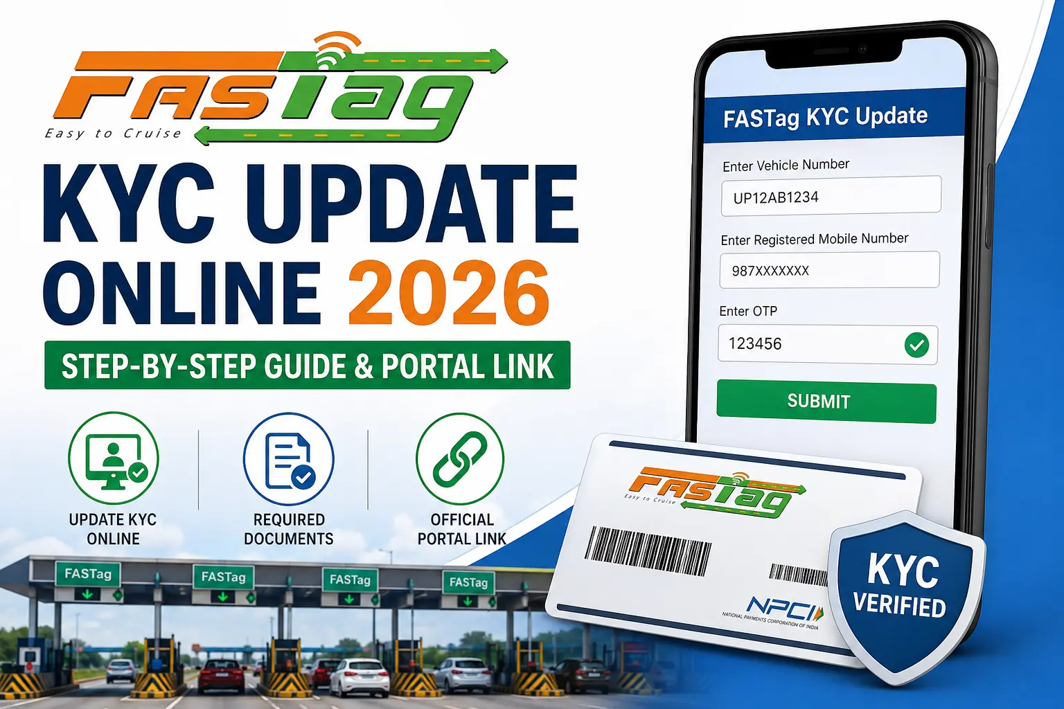 FASTag KYC update online in India